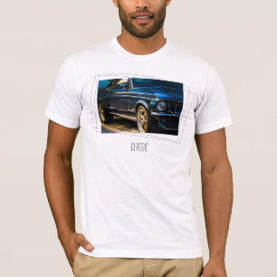 T-Shirt Haut de Photo de Voiture Ancienne Classiqu