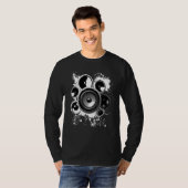 T-shirt Haut-parleur Construire Électronique Sonde Fréquen (Devant entier)