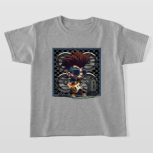 T-shirt Haut-parleur de guitare de carton Grunge Punk Rock