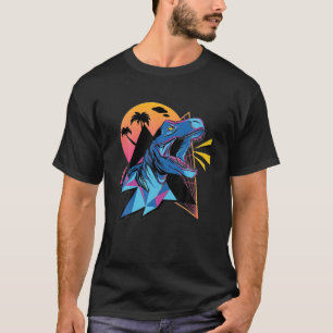 T-shirt Haut-Parleur D'Espace Dinosaure Illutration Rendre