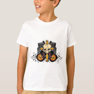 T-shirt Haut-parleurs de guitares de crâne