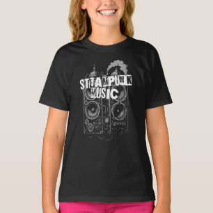 T-shirt Haut-parleurs de musique Steampunk