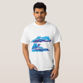 T-shirt Haute Mer et Vagues (Devant entier)