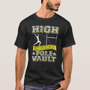 T-shirt Haute Perche Plus Haute Saut à la Perche Athlétism