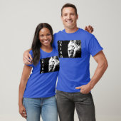 T-shirt Hauteur Royal Blue Moderne Pop Art Lion Head Éléga (Unisexe)