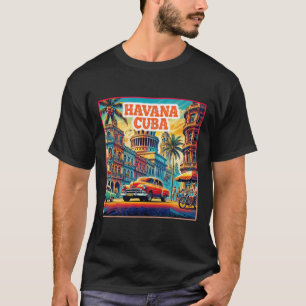 T-shirt Havana Cuba Chemises Famille Voyage Tourisme Vinta