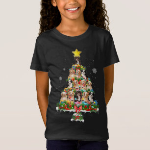 T-Shirt Havanais Noël Arbre Amoureux des chiens Noël Noël 