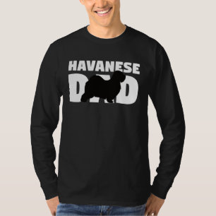 T-shirt Havanais pour Papa Chien Havanais Papa Havanais