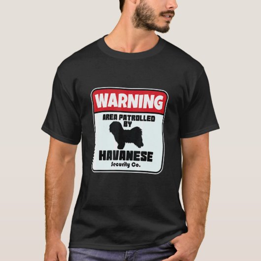 T-shirt Havanais Sécurité Havanais Propriétaire de chien C (Devant)