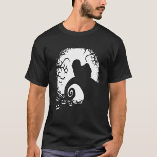 T-shirt Havanese Halloween sous la lumière de la lune Chie