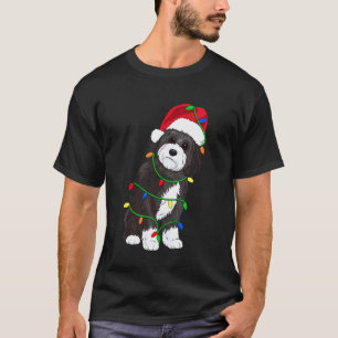 T-shirt Havanese Noël Arbre de Noël Lumières Fête Chien Am