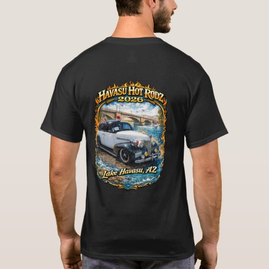 T-shirt Havasu Hot Rodz 2026 (Dos)