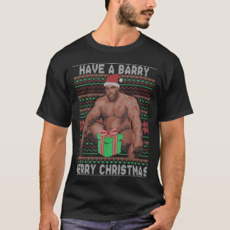 T-shirt Have A Barry Merry Christmas Meme Ugly Sweater T s