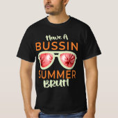 T-shirt Have A Bussin Summer Bruh Last Day Of School Mens (Devant)