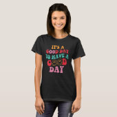T-shirt Have A Good Day Retro Smile Face Happy Face Preppy (Devant entier)