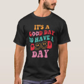 T-shirt Have A Good Day Retro Smile Face Happy Face Preppy (Devant)
