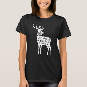 T-shirt Have A Very Merry Christmas Deer Christmas Reinde