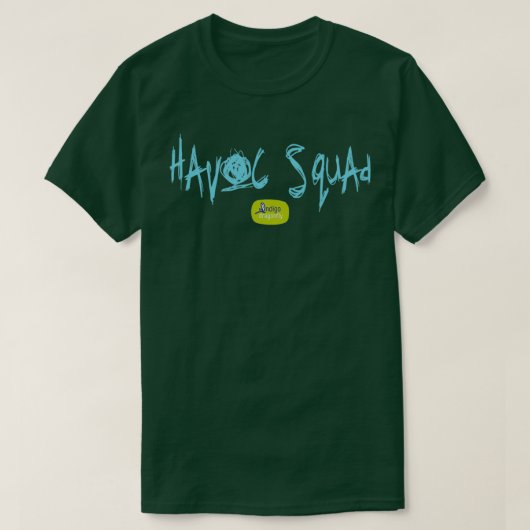 T-shirt Havoc Squad Turquoise (Design devant)
