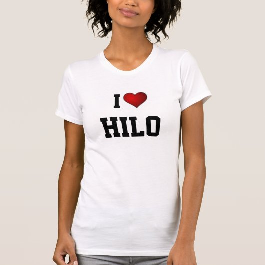 T-shirt Hawaï : J'AIME HILO (Devant)
