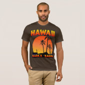 T-shirt Hawaï - Kapaa - Kauai (Devant entier)
