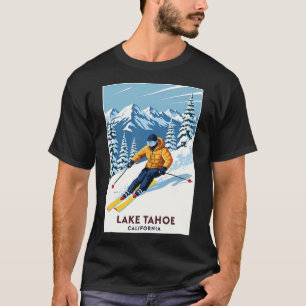 T-shirt Hawaï vintage surf tropical et hydravion océanique