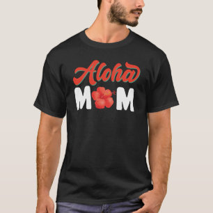 T-shirt Hawaïen Aloha Maman Hawaïen Ananas Tiki