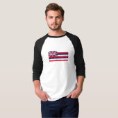 T-shirt Hawaïen de 100% (Devant entier)