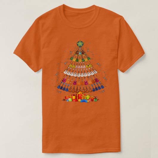 T-shirt hawaïen ukulele (Design devant)