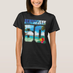 T-shirt Hawaii 50th State Hawaii Hibiscus 50
