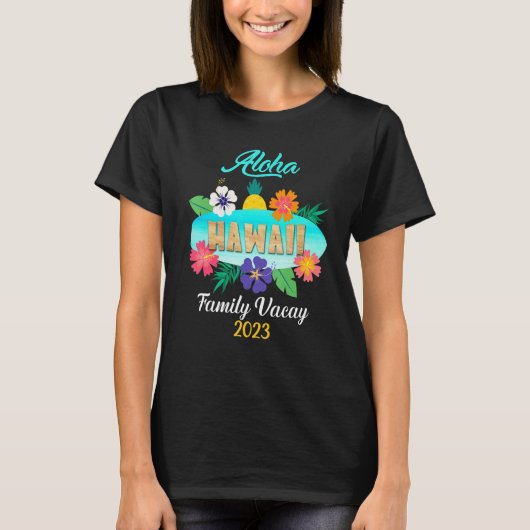 T-shirt Hawaii Aloha Hawaiian Family Trip 2023_5 (Devant)