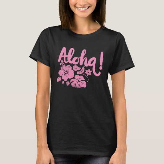 T-shirt Hawaii Aloha Hibiscus Hawaiian Party 4 (Devant)