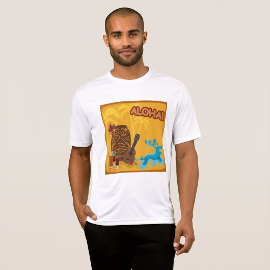 T-shirt Hawaii Aloha Tiki Bar Retro Luau Party (Devant entier)