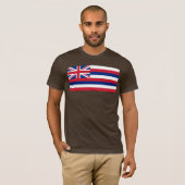 T-shirt Hawaii, drapeau de l'État du paradis de l'aloea ha (Devant entier)
