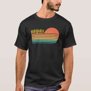 T-shirt Hawaii Est 1959 Retro Vintage Hawaiian Islands Vac