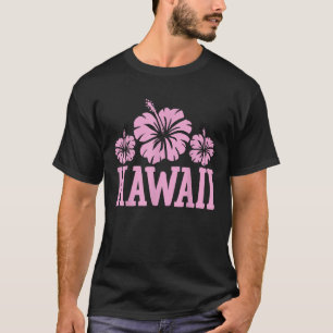 T-shirt Hawaii Hawaiian Aloha Fleurs été Tropical Cadeau