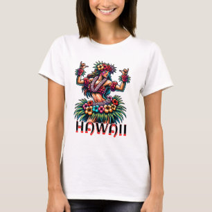 T-shirt Hawaii   Hawaiian Hula Dancer
