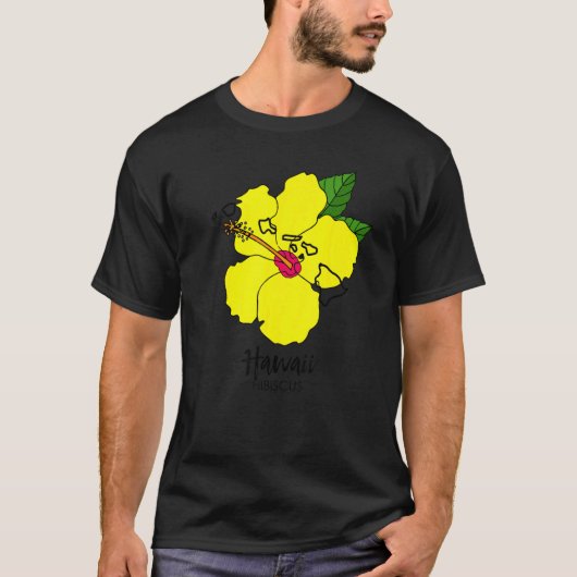 T-shirt Hawaii Hibiscus Flower (Devant)