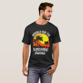 T-shirt Hawaii island of sun beach waves and palm trees  6 (Devant entier)