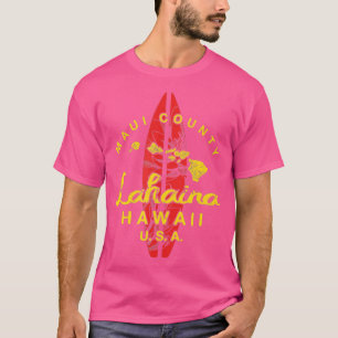 T-shirt Hawaii Lahaina Maui Surf Vintage des îles Hawaii