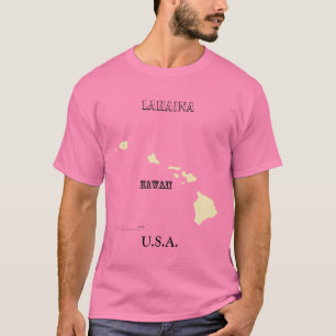 T-shirt - Hawaii Map met City