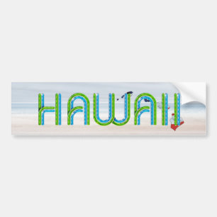 T-SHIRT Hawaii Patriot Bumpersticker