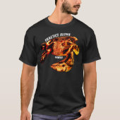 T-shirt Hawaii Practice Aloha - Tribal Honu Lava (Devant)