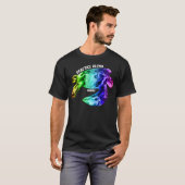 T-shirt Hawaii Practice Aloha - Tribal Honu Rainbow (Devant entier)