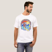 T-shirt Hawaii Sasquatch Surf Club Funny Retro Surf Big (Devant entier)