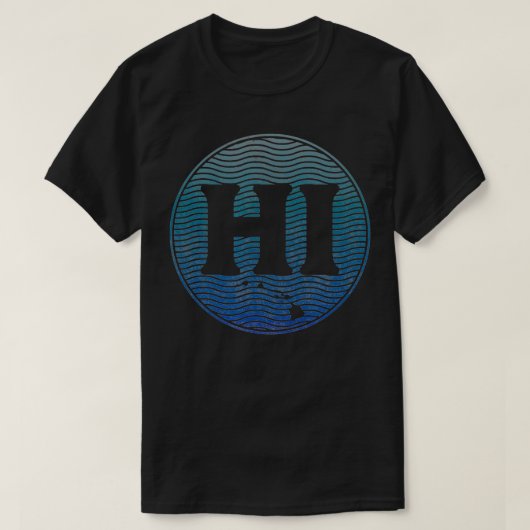 T-shirt Hawaii State Hawaii Islands HI Beach Surfer Oce (Design devant)