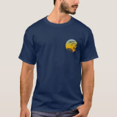 T-shirt Hawaii Sunset Surf Dinosaur (Devant)
