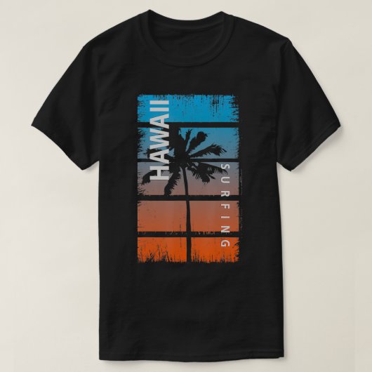 T-shirt Hawaii Surf (Design devant)