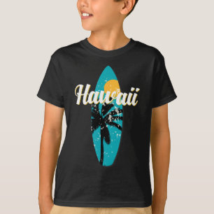 T-shirt Hawaii Surf Aloha Vintage Retro Surfboard Beach