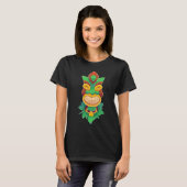 T-shirt Hawaii Tiki Polynésien Big Kahuna Surfer Rétro Haw (Devant entier)