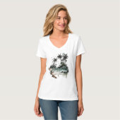 T-shirt Hawaii Tropical Palm Tree Island (Devant entier)